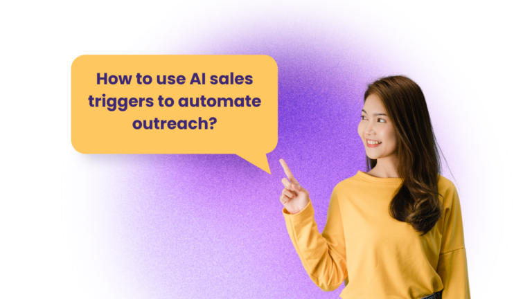 How to automate outreach using AI sales triggers