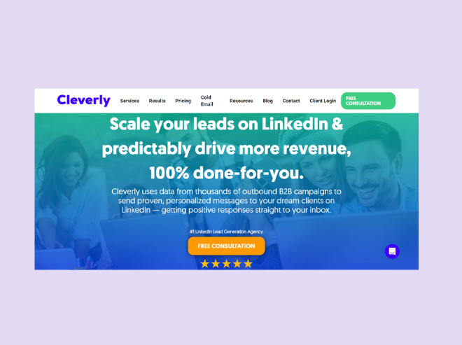 Cleverly - One of the best Belkins alternatives for LinkedIn outreach & personal branding
