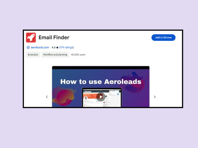 AeroLeads: Find emails on LinkedIn at scale. 