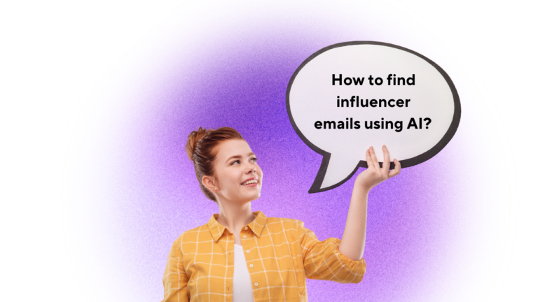 How to find influencer emails using AI?