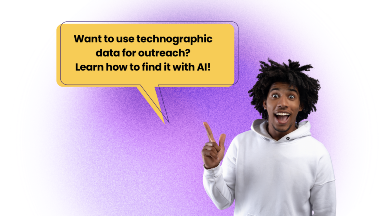 Find technographic data for outreach using AI