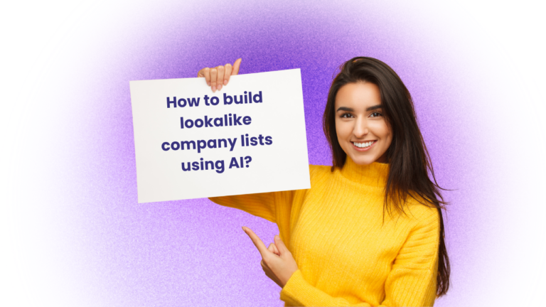how to build lookalike company lists using AI